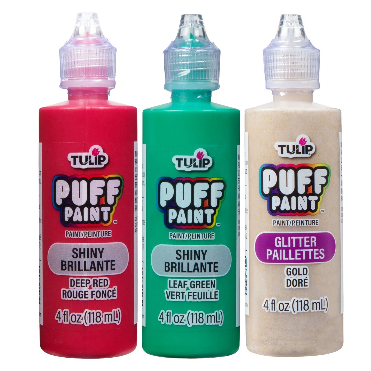 Tulip Puff Paint Shiny Christmas 4 fl. oz. 3 Pack